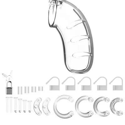 Mancage Model 3 Chastity 4.5 Inch Cock Cage - Black