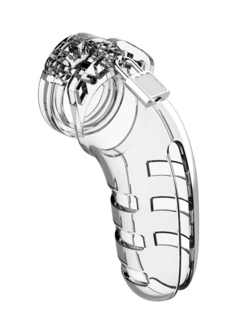 Mancage Model 6 Chastity 5.5 Inch Cock Cage - Transparent