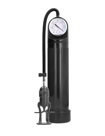 Deluxe Pump With Advanced Psi Gauge - Black