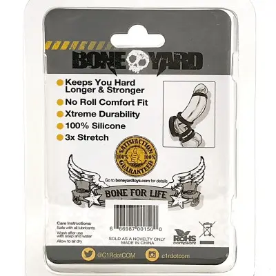 Boneyard Silicone Ring 50mm - Black