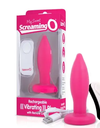 My Secret Remote Vibrating Plug - Pink