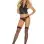 Fishnet Thigh Hi - Queen Size - Black