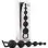 Adam and Eve Silicone Butt Bead - Black