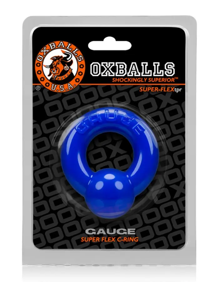Oxballs Gauge Cockring - Police Blue