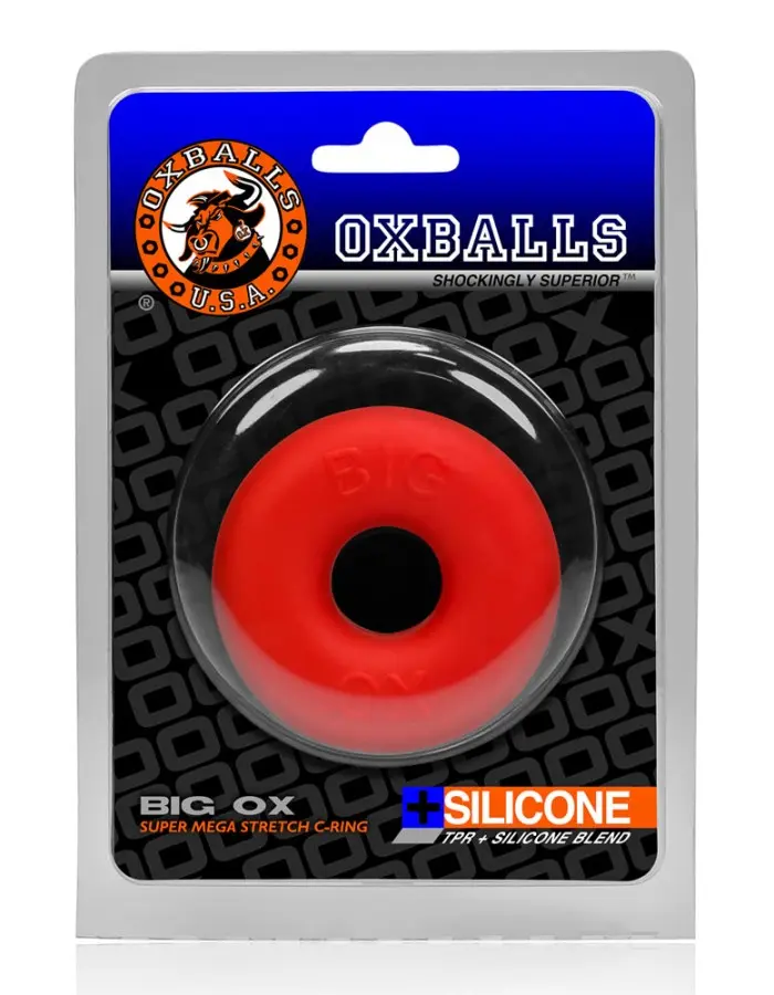 Oxballs Big Ox Cockring - Red