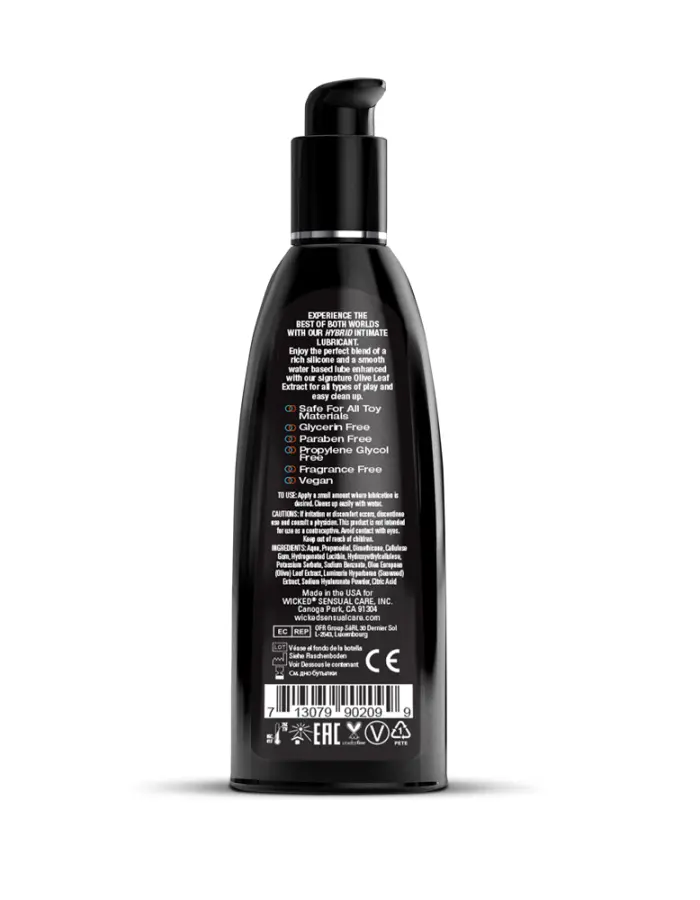 Hybrid Water and Silicone Blended Lubricant - 8 Fl. Oz.
