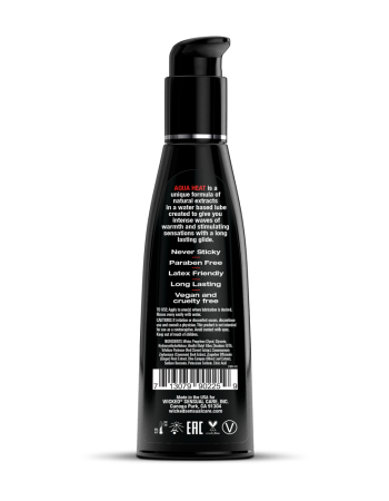Aqua Heat Water Based Warming Lubricant - 4 Fl. Oz.
