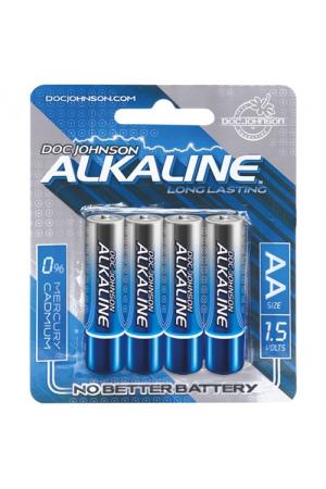 Doc Johnson Alkaline Batteries - AA - 4 Pack