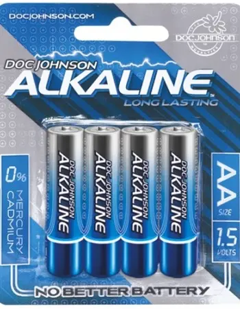 Doc Johnson Alkaline Batteries - AA - 4 Pack