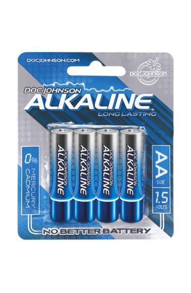 Doc Johnson Alkaline Batteries - AA - 4 Pack