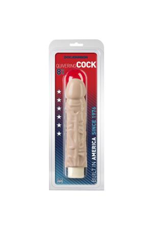 Quivering Cock 7 Inch - White