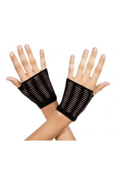 Oval Net Gloves - Black