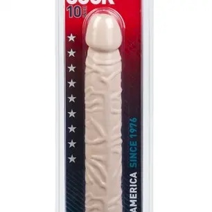Quivering Cock 10 Inch - White