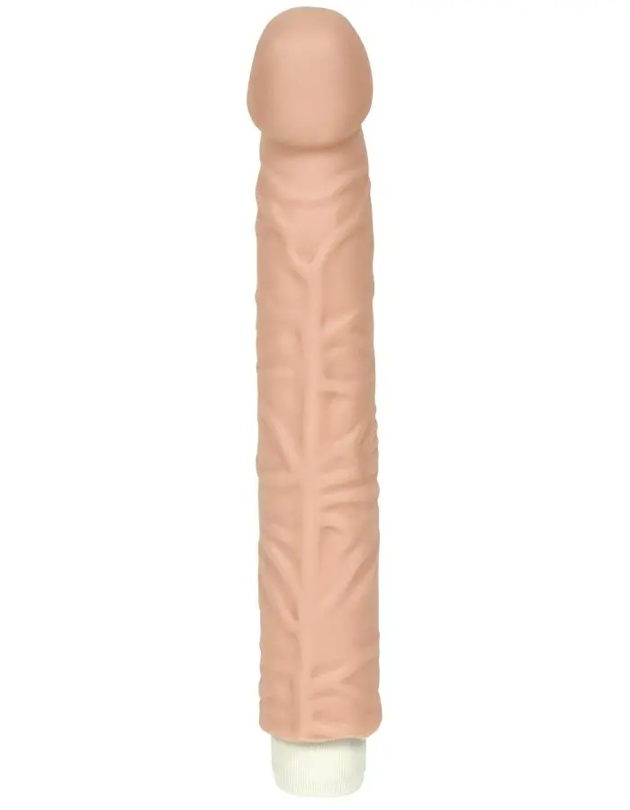Quivering Cock 10 Inch - White