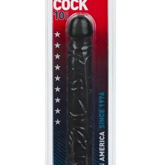 Quivering Cock 10 Inch - Black