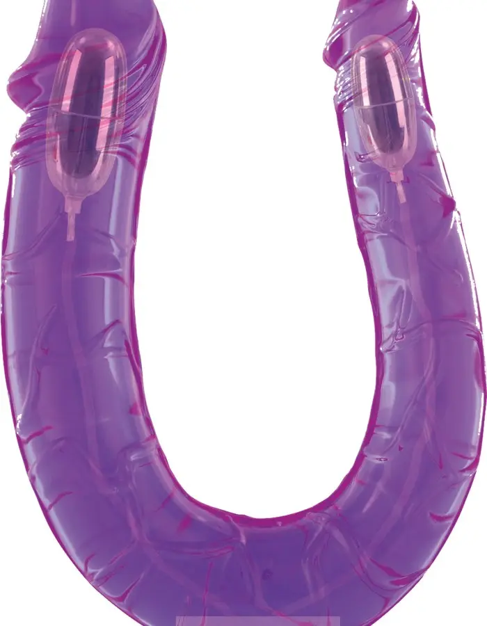 Wet Dreams Dual Pleasure Frenzy - Plum Crazy