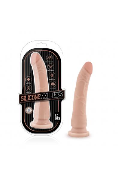 Silicone Willy's - 8.5 Inch Silicone Dildo - Vanilla