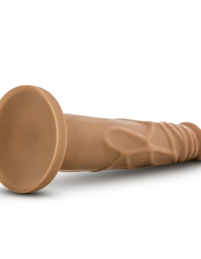 Silicone Willy's - 7.5 Inch Silicone Dildo - Mocha