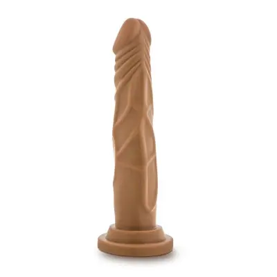Silicone Willy's - 7.5 Inch Silicone Dildo - Mocha
