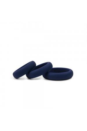 Hombre Xtra Stretch Silicone C-Bands - 3 Pack -  Navy