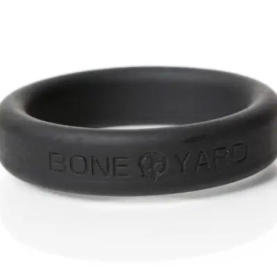 Boneyard Silicone Ring 1.6 Inch 40mm - Black