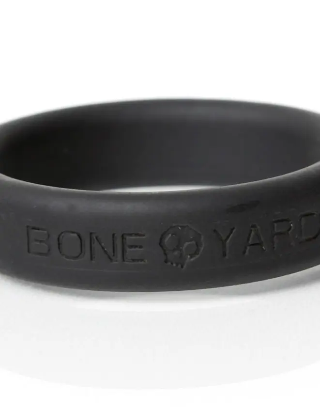 Boneyard Silicone Ring 1.6 Inch 40mm - Black