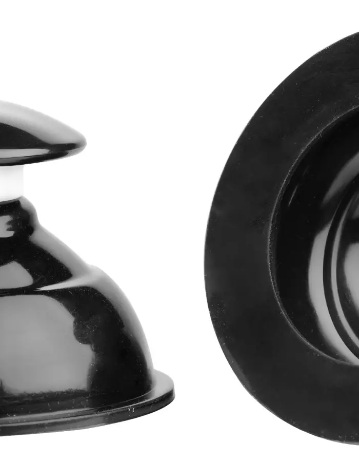 Master Series - Plungers Extreme Suction Nipple  Suckers - Black