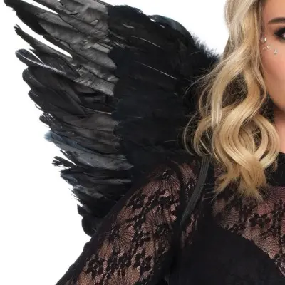 2 Pc Angel Accessory Kit - Black