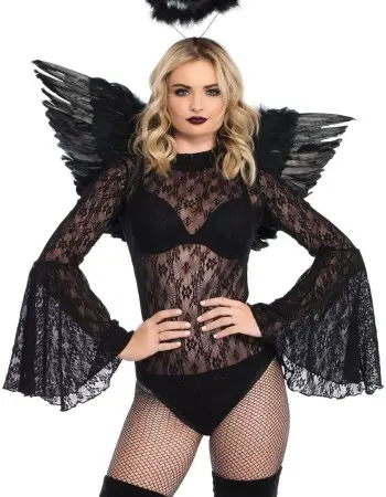 2 Pc Angel Accessory Kit - Black