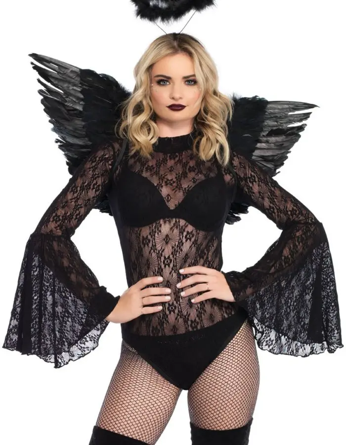 2 Pc Angel Accessory Kit - Black