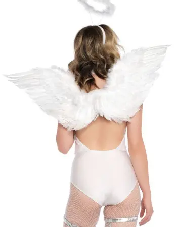 2 Pc Angel Accessory Kit - White
