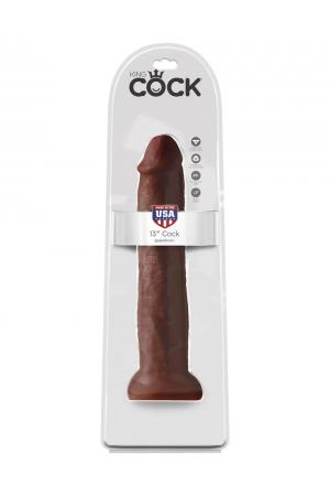 King Cock 13" Cock - Brown