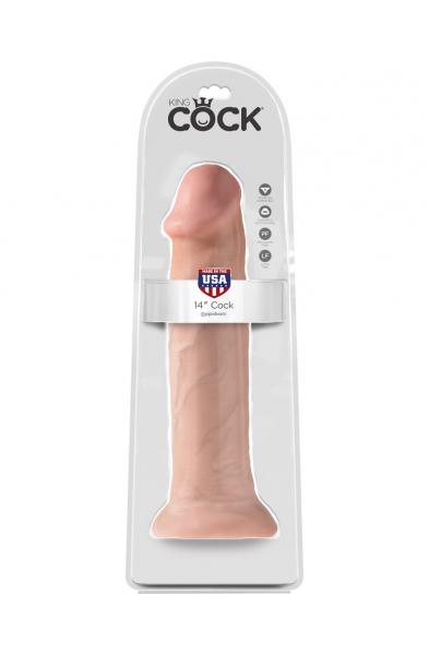 King Cock 14" Cock - Flesh