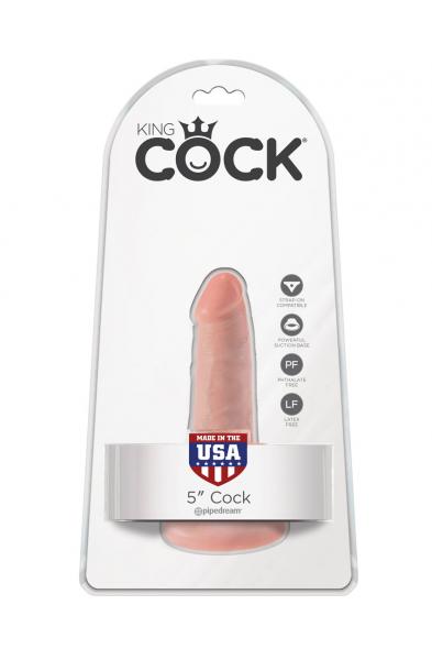 King Cock 5 Inch Cock - Light