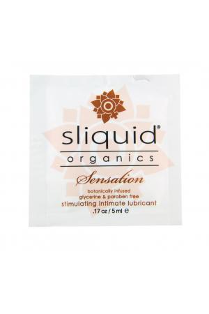 Sliquid Organics Sensation - 200 Count Case - .17 Oz./ 5ml Foils