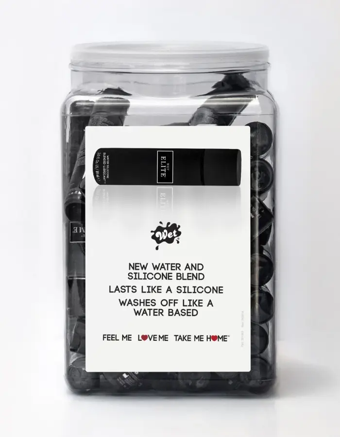 Wet Elite Black - 36 Piece Bowl - 1 Fl. Oz. Bottles