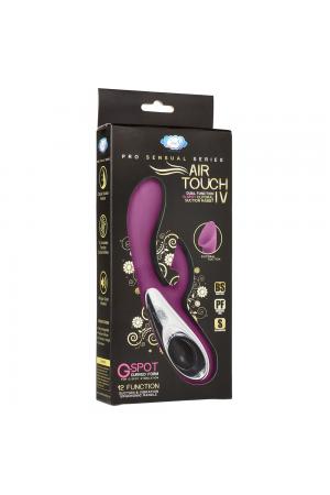 Cloud 9 Pro Sensual Air Touch IV G-Spot Dual Functional Clitoral Suction Rabbit - Purple