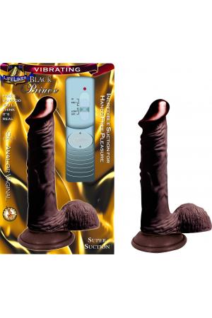 Lifelike Vibrating Black Prince 6''