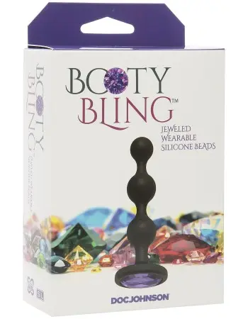Booty Bling - Wearable Silicone Beads - Purple