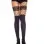 Lace Top Spandex Thigh Hi With Net Insert