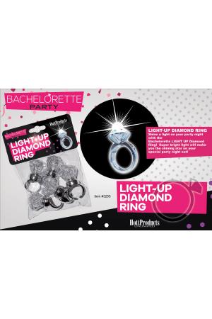 Light Up Diamond Ring 5 Pk