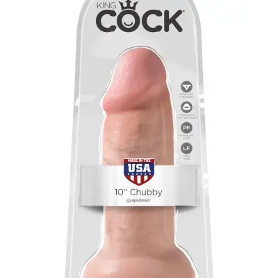 King Cock 10 Inch Chubby - Light