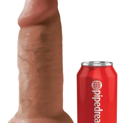 King Cock 10 Inch Chubby - Tan