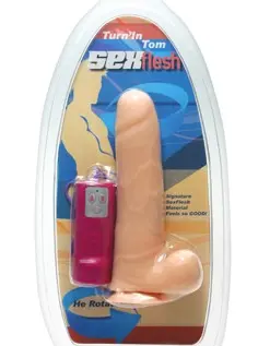 Turnin Tom Rotating Dildo