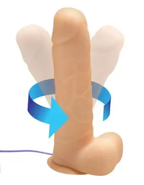 Turnin Tom Rotating Dildo