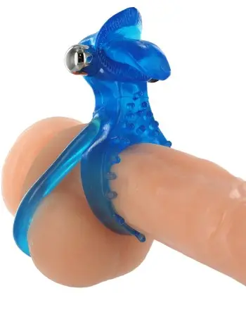 Tongue Vibe Cock and Ball Ring