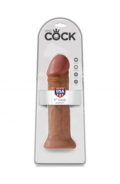 King Cock 11 Inch Cock - Tan