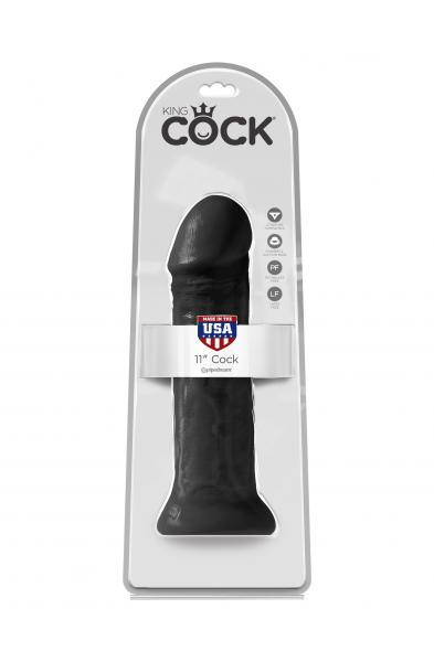 King Cock 11" Cock - Black