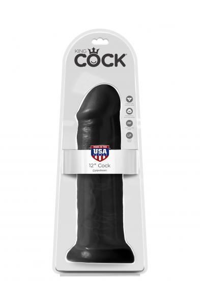 King Cock 12" Cock - Black