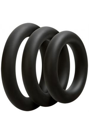 Optimale 3 C Ring Set - Thick - Black